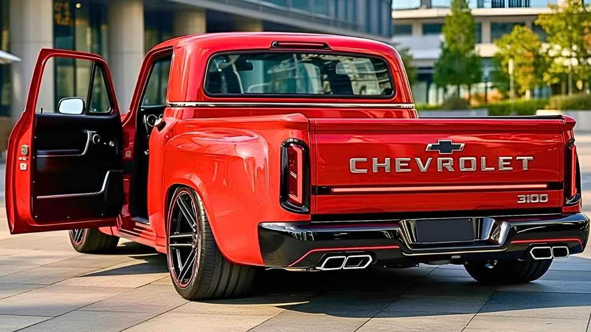 Chevrolet 3100 2026 – Retro-Inspired Pickup with Futuristic Performance & Infotainment